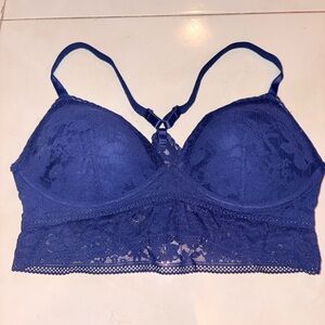 Victoria's Secret Midnight Blue Lace Bralette